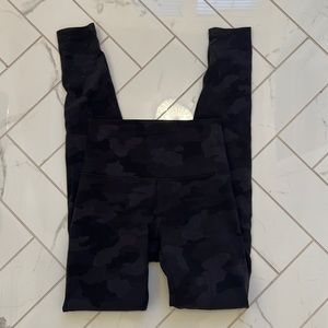 Size 4 Camo Lululemon Align Leggings 31’